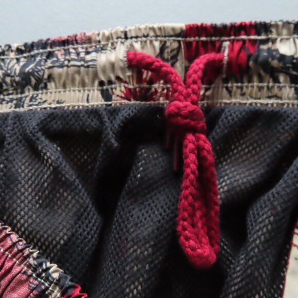 New Roundtree & Yorke Mens Swim Trunks Large Mesh Lined Beach Tropical Palm Tree - Picture 4 of 9